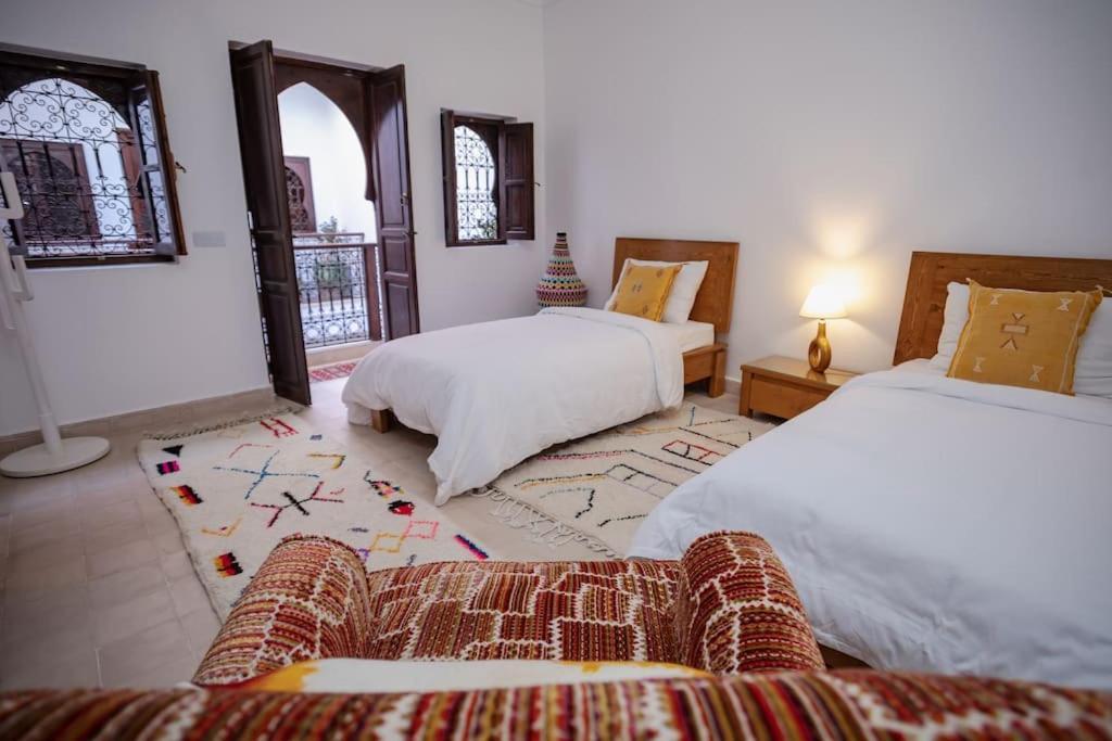 Paisible Riad Privatif Au Coeur De Marrakech Marrakesh Extérieur photo
